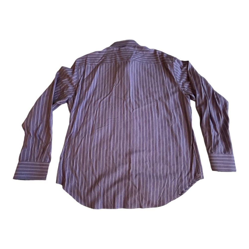 Robert Graham Men’s Purple Button Up long sleeve Dress Shirt Size 2XL - Picture 6 of 16